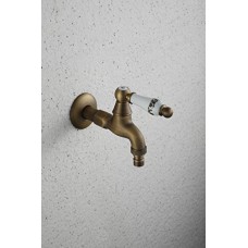 LINA@ European antique copper ceramic washer faucet cold MOP into wall faucet - B01I1HGUCA